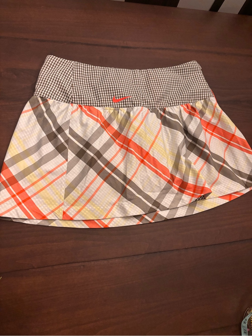 Nike Golf Women's Plaid & Gingham Mini Skirt